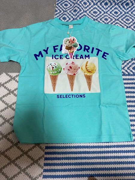 新品 未使用 アプレレクール 半袖 Tシャツ 130 サーティワン コラボ