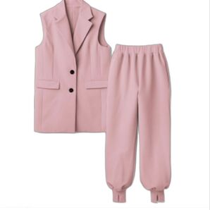 GRL ピンクジョガーパンツセットアップ L 上下セット