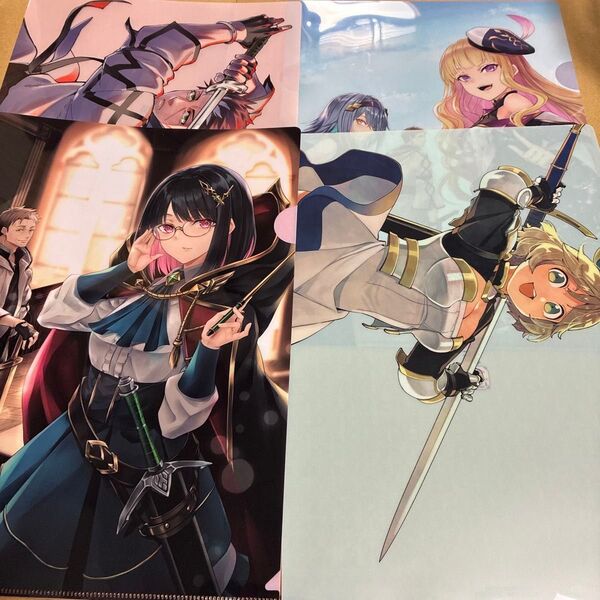片田舎のおっさん、剣聖になる アニメ化フェア 特典 クリアファイル 全4種セット