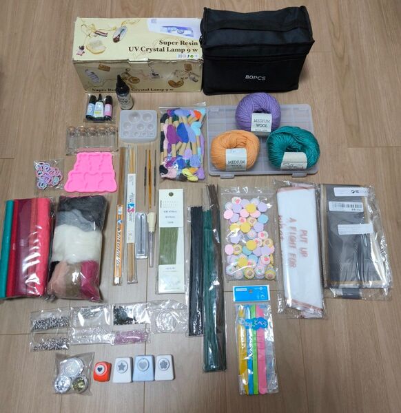 手芸用品 毛糸 羊毛 鍵あみ 棒編み レジン