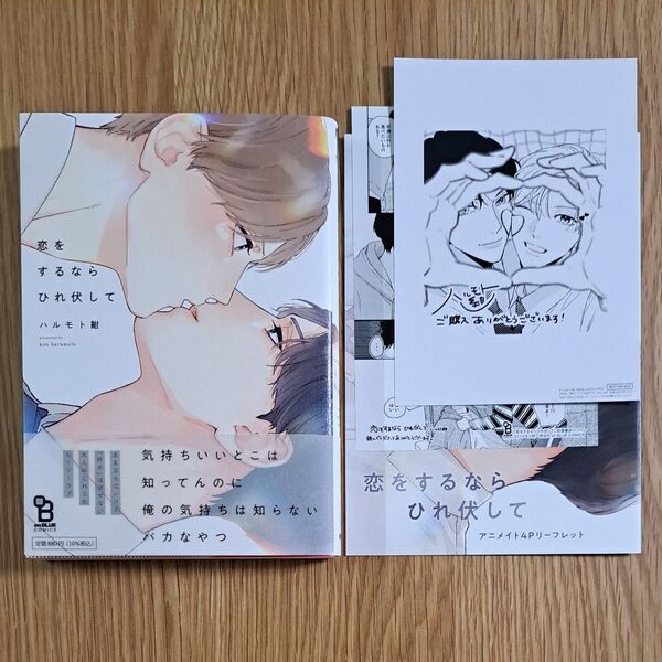 恋をするならひれ伏して アニメイト特典リーフレット付き