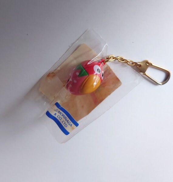 森永 チョコボール キョロちゃん いちご 鈴キーホルダー