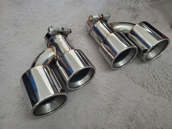 BMW F12 F13 F06 640i F10 F11 535i 専用マフラーカッター 4本出し! 5シリーズ 6シリーズ