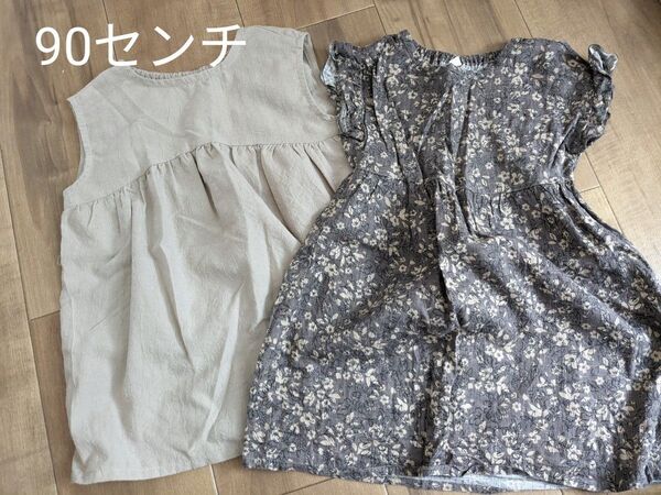 ワンピース 花柄 半袖 Tシャツ