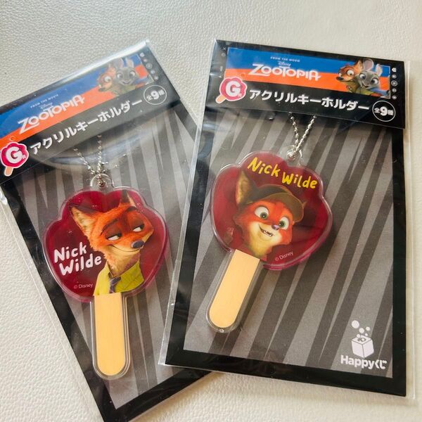 ズートピア ハッピーくじ 一番くじ アクリルキーホルダー アクキー ニック ②