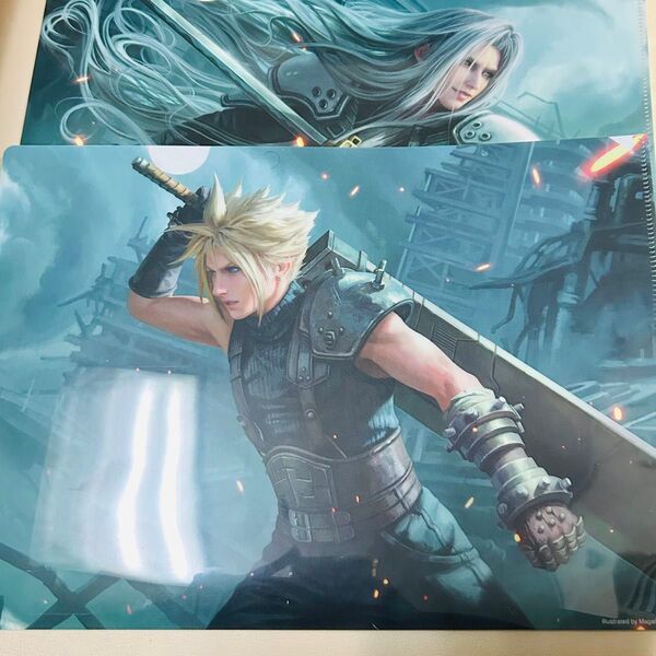 マジックザギャザリング ff ファイナルファンタジー ローソン クリアファイル セフィロス クラウド