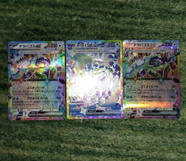 テラスタルフェスex ポケモンカード テラパゴスex SAR 1枚 RR 2枚