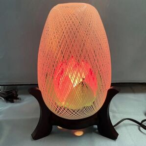 最安値!新品未使用 初盆 インテリア提灯 灯篭 糸車(蓮華)電気式24cm 卓上ランプ テーブルランプ 照明 お供え 仏壇 盆提灯