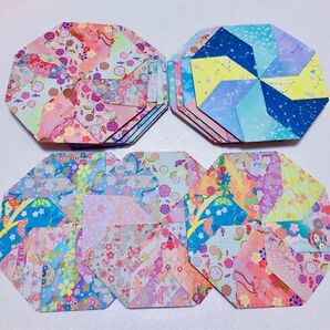 折り紙 コースター 和柄 メダル ハンドメイド プチギフト 15枚セット (大) 手作り