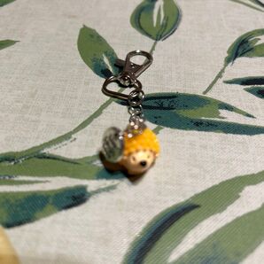 ハリネズミ キーホルダー ハンドメイド