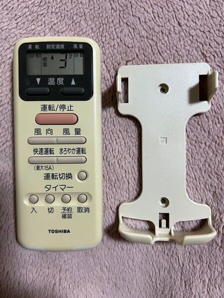 東芝 WH-D9S リモコンホルダー付き エアコン用リモコン TOSHIBA