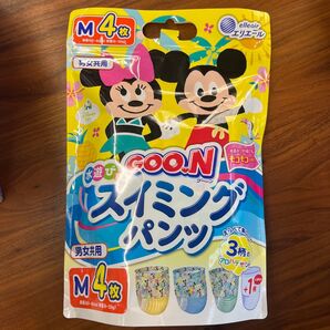 新品 グーン スイミングパンツ 男女共用 Mサイズ 4枚