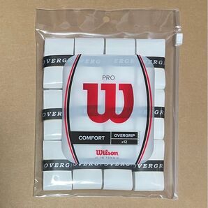 Wilson Pro オーバーグリップ テニス グリップテープ 12個入 ホワイト 新品 未使用 ウィルソン