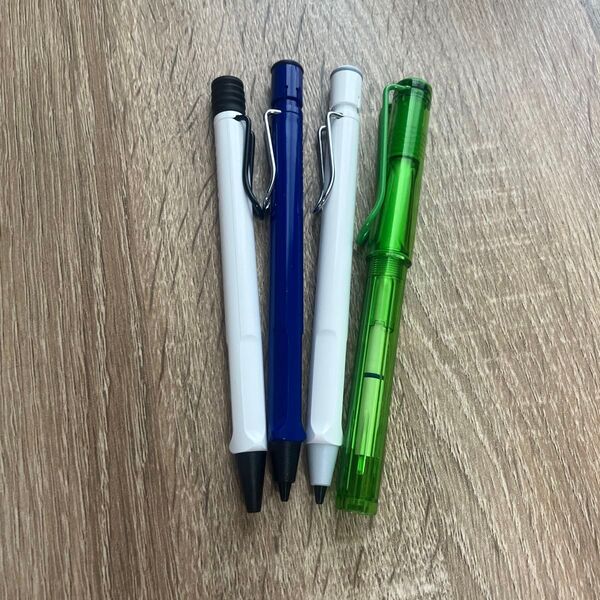 【限定品あり】 Lamy Safari & バルーン ボールペン、シャープペンシル、ローラーボールペン 4本セット