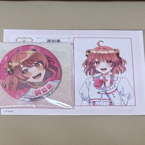 カラフルピーチ のあ 缶バッジ 通知表