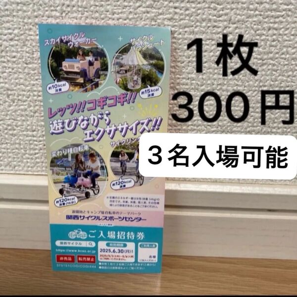 関西サイクルスポーツセンター 入場券 招待券