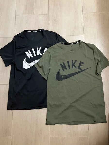【二枚売り】NIKE DRI-FIT Tシャツ メンズS