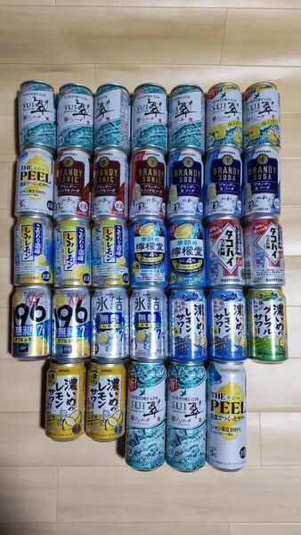 缶チューハイ など 350ml缶 500ml缶 酒類 詰め合わせ 計33本