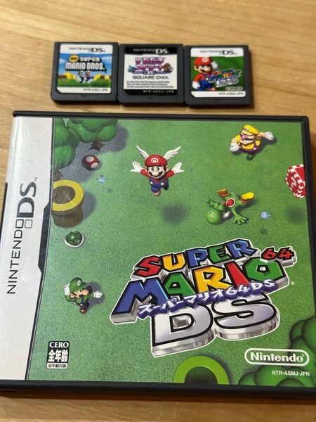 スーパーマリオ64DS スーパーマリオブラザーズ いただきストリート DS Nintendoソフト 起動確認済み