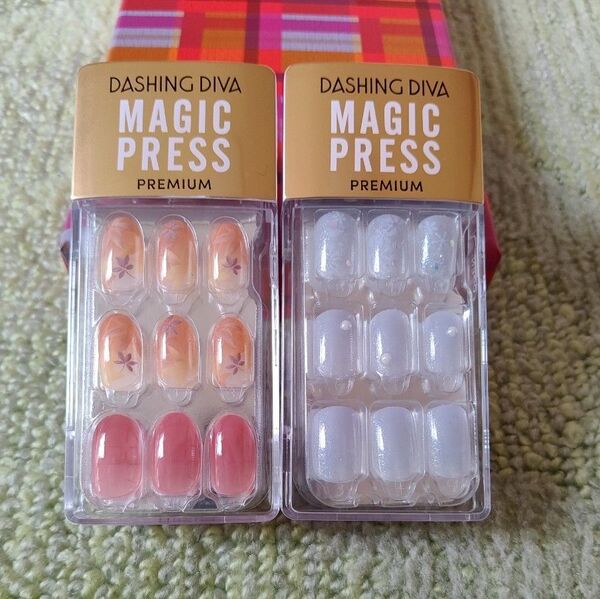 新品 DASHING DIVA ダッシングディバ MAGIC PRESS マジックプレス プレミアム ネイルチップ 2個セット