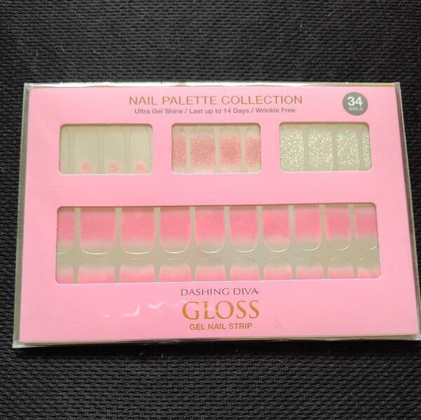 新品 未開封 DASHING DIVA ダッシングディバ グロスジェルストリップ ネイルパレットコレクション
