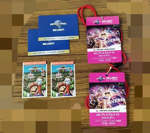USJ ユニバ ペアチケット スーパー・ニンテンドー・ワールド入場確約 ユニバーサル・スタジオ・ジャパン