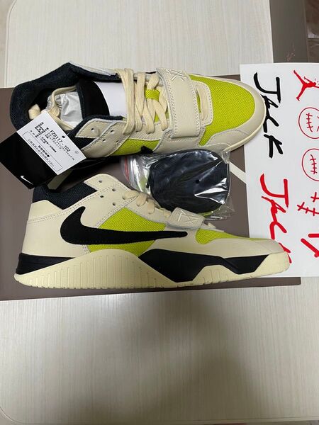 国内正規新品 27cm Travis Scott × Nike Jordan Jumpman Jack TR CJ1 T-Rexx