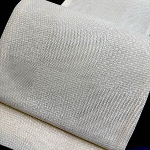 6-35 夏帯 夏物 京袋帯 美品 着物 市松模様