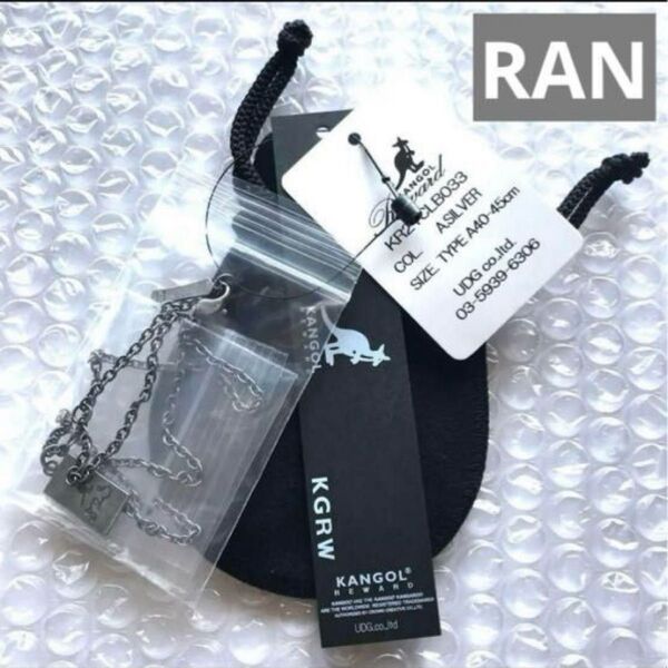 MAZZEL RAN 古家蘭 KANGOL コラボ ネックレス RING