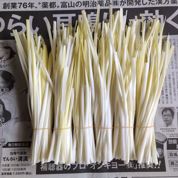 【外品】黄ニラ 6束(約300g)
