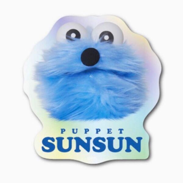 パペットスンスン ホログラムミニステッカー「アップ」PUPPET SUNSUN スンスン ホログラムステッカー