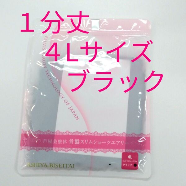 新品 正規品 芦屋美整体 1分丈 エアリー 4L 黒