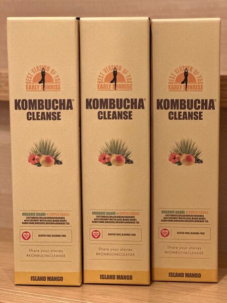 KOMBUCHA CLEANSE ISLAND MANGO 300ml 12本セット
