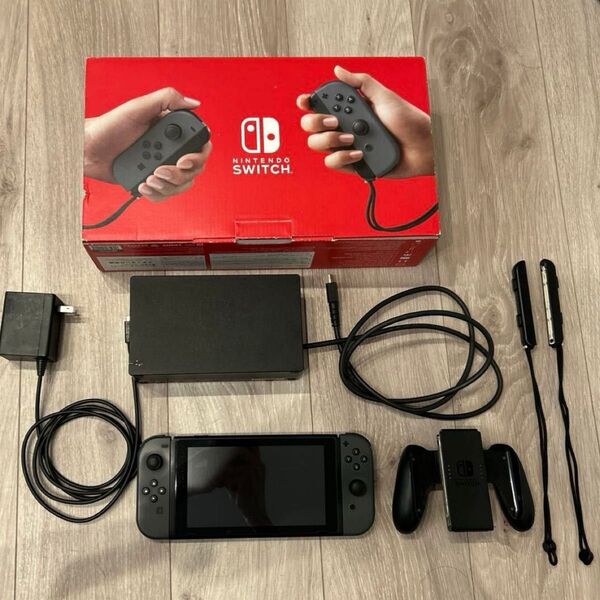 Nintendo Switch グレー 動作確認良好 任天堂 ニンテンドースイッチ