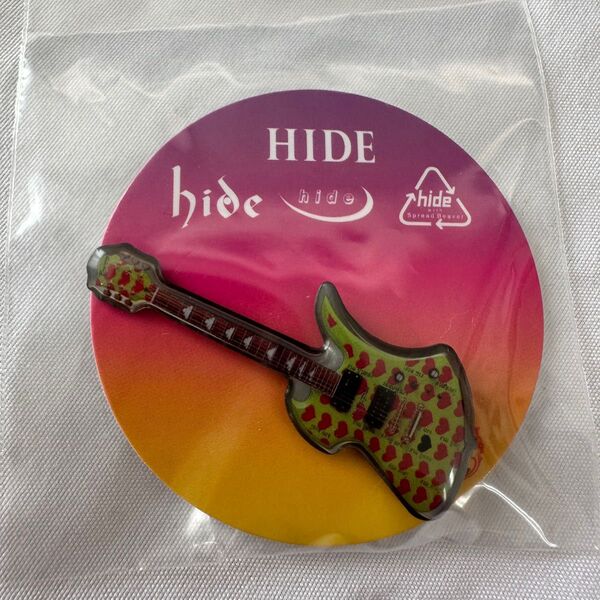 hide GUITAR ピンズ vol.2 GREEN HEART ギター ピンズ