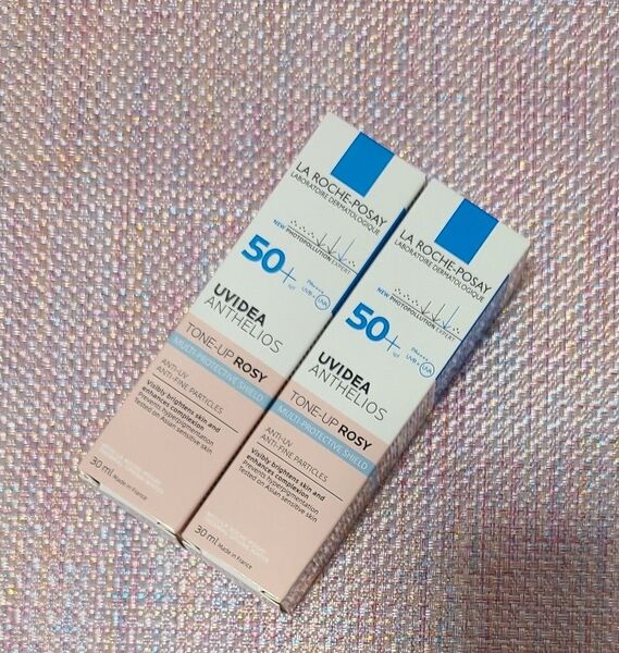ラロッシュポゼ UVイデア XL プロテクショントーンアップ ローズ 化粧下地 日焼け止め 2本【新品/未開封品】