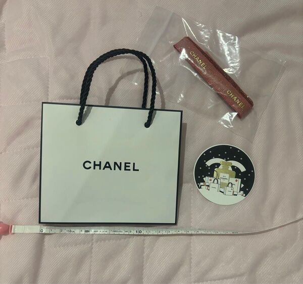 新品未使用 CHANEL シャネル 紙袋 ショッパー ショップ袋 リボン