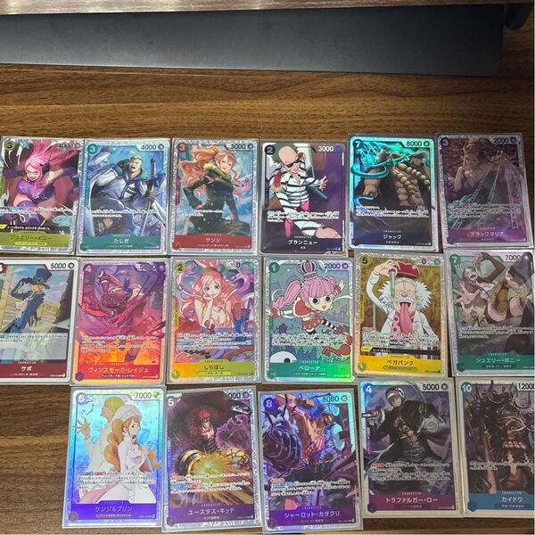SR パラレル まとめ売り ワンピースカードゲーム ワンピース サンジ ボニー たしぎ カタクリ ペガパンク カイドウ 師弟の絆