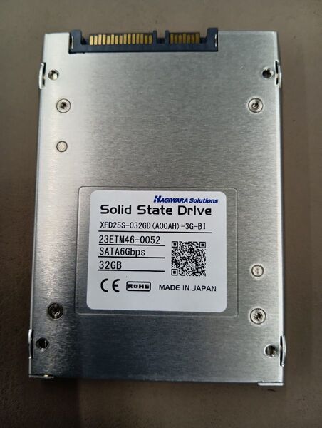 使用時間僅か☆国産 日本製 Hagiwara Solutions ハギワラソリューションズ 32GB SSD 産業用 SATA