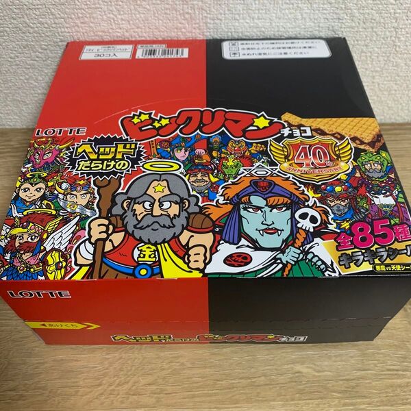 ヘッドだらけのビックリマンチョコ 悪魔VS天使シール40周年記念 新品未開封品 ビックリマン 1BOX