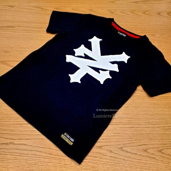 ◆新品◆ZOO YORK ズーヨーク半袖TシャツM~L黒コットンシャツブラックTシャツ