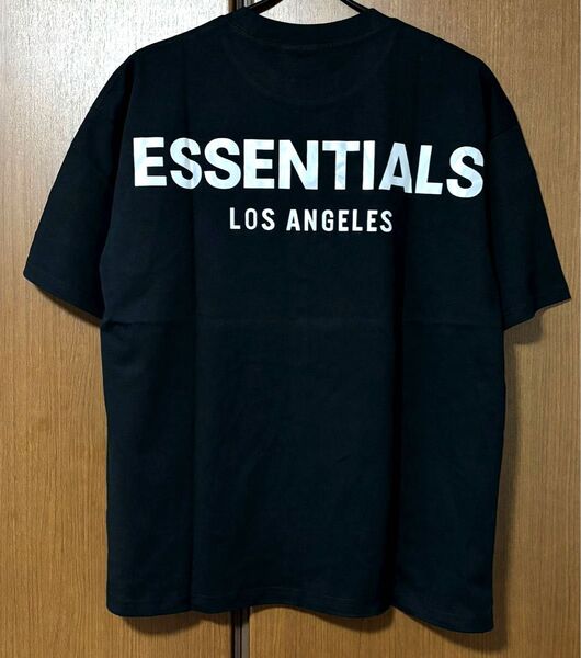 ESSENTIALS エッセンシャル 男女兼用 ブラック 半袖Tシャツ