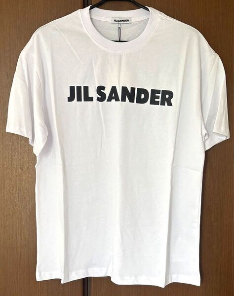 ジルサンダーロゴ JIL SANDER Tシャツ ホウイト男女兼用