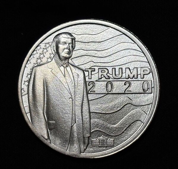 ドナルドトランプ 2020 銀貨 1OZ .9999 FINE SILVER 45th PRESIDENT USA 純銀 1オンス