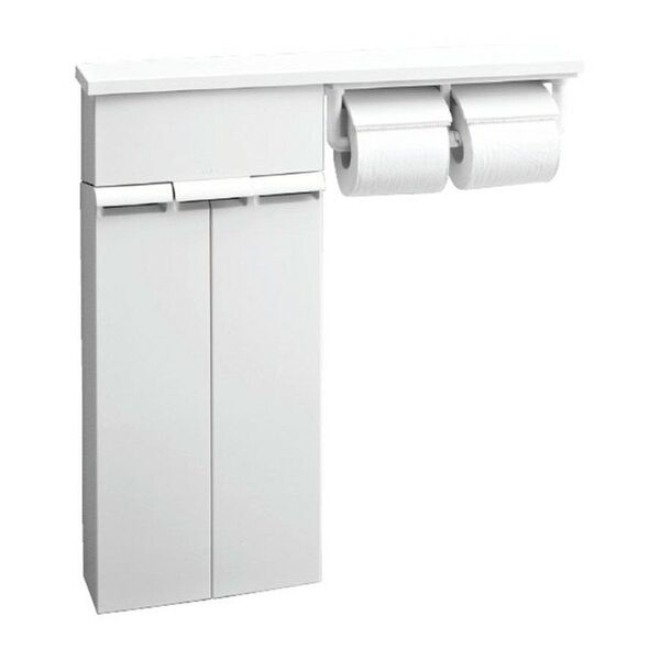 ★新品未使用 LIXIL 紙巻器付壁付収納棚 TSF-110WU/WA ホワイト トイレ内収納