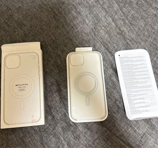 即日発送!最安値!★新品★ 純正 iPhone 15 Plus クリアケース 新品未使用品!開封のみ!