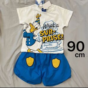 ディズニー ドナルド ミッキー 90 Tシャツ 半袖 ドナルドダック なりきり