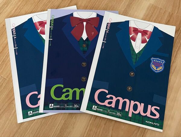 非売品 桐光学園 キャンパスノートA罫 3冊
