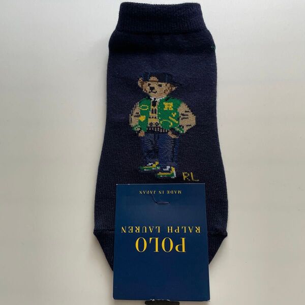 新品 ポロラルフローレン ポロベア ソックス 靴下 スニーカーソックス POLO RALPH LAUREN ナイガイ