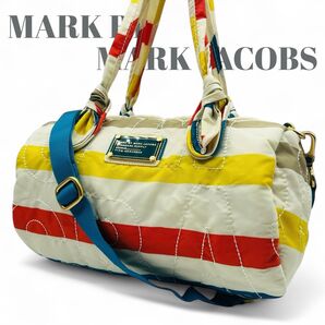 MARCBYMARCJACOBS マークバイマークジェイコブス 2way ミニボストン ドラム トート マルチカラー 810